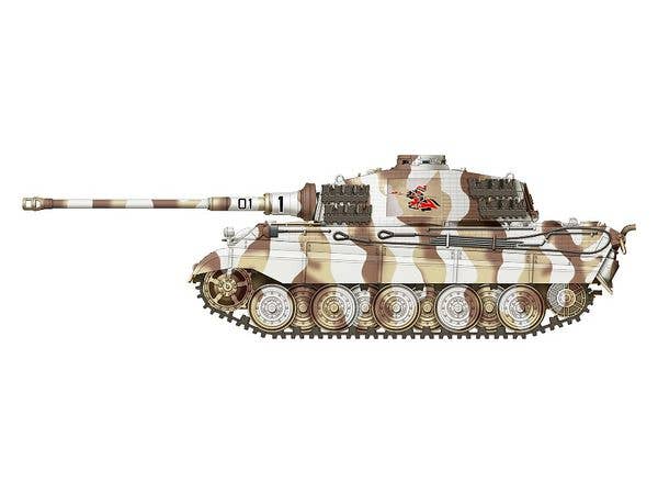 Das Werk 1/35 PzKpfwg.VI Ausf.B Tiger II Sd.Kfz.182 | 4260191520879