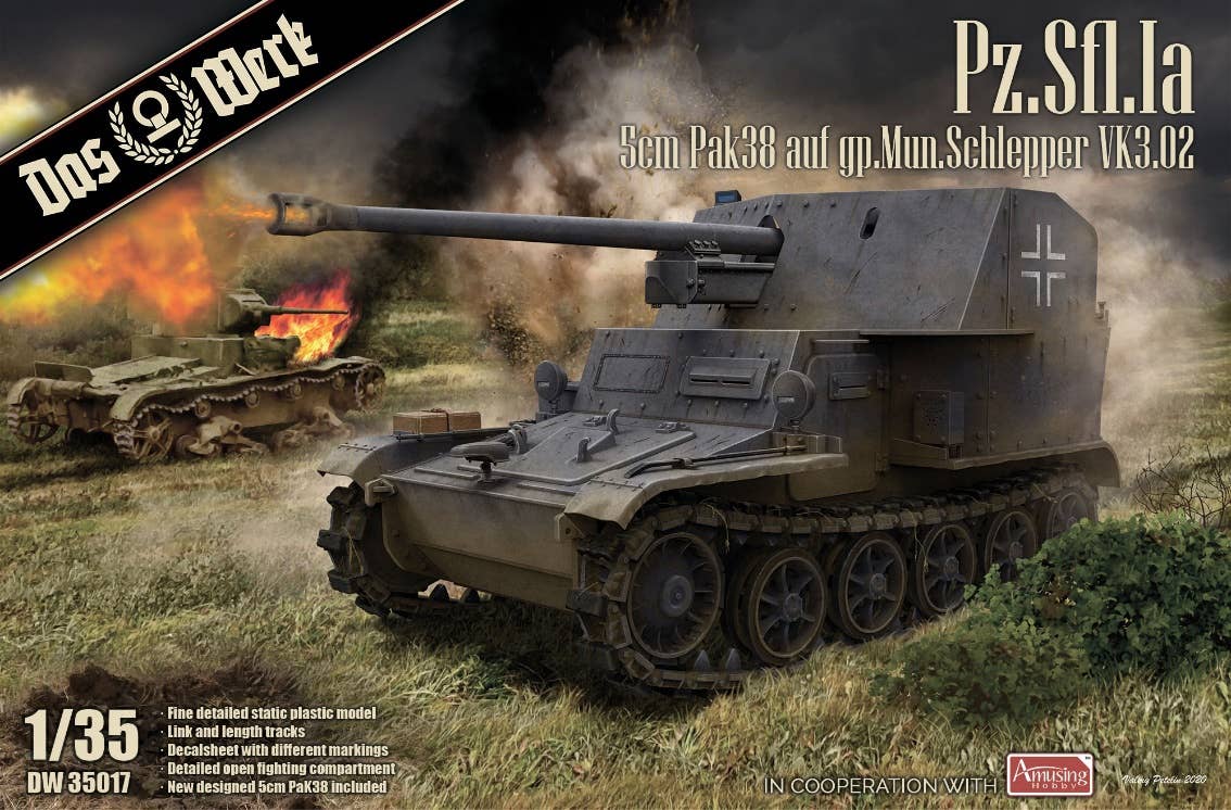 Das Werk 1/35 Pz.Sfl. Ia 5cm Pak | 4260191520831