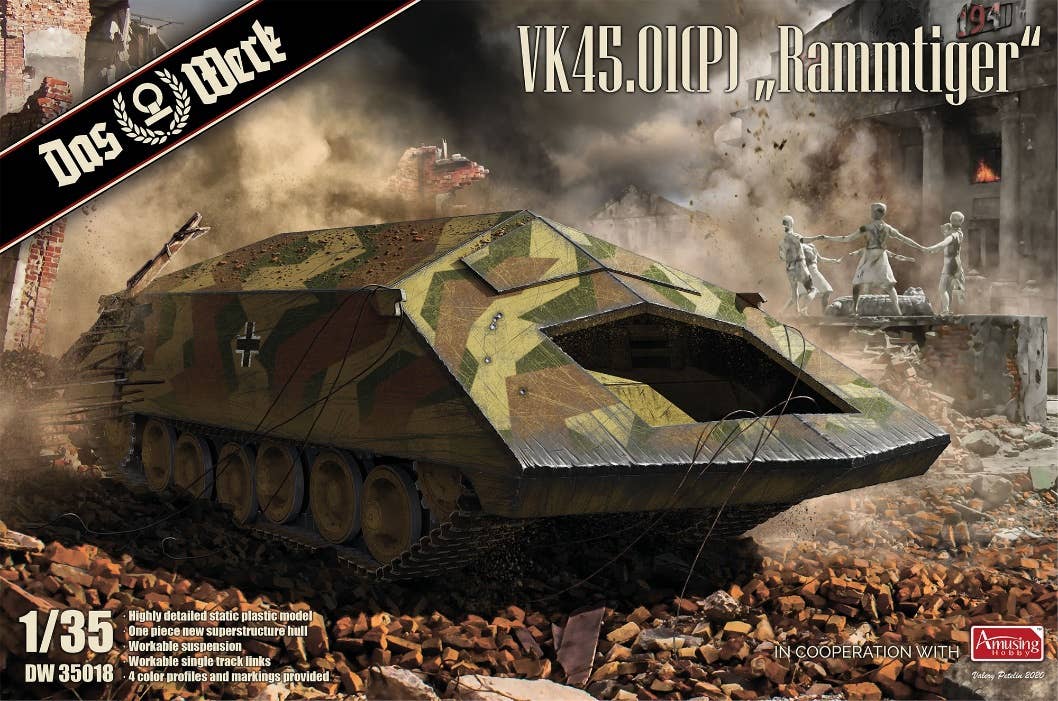 Das Werk 1/35 VK45.01(P) "Rammtiger" | 4260191520824