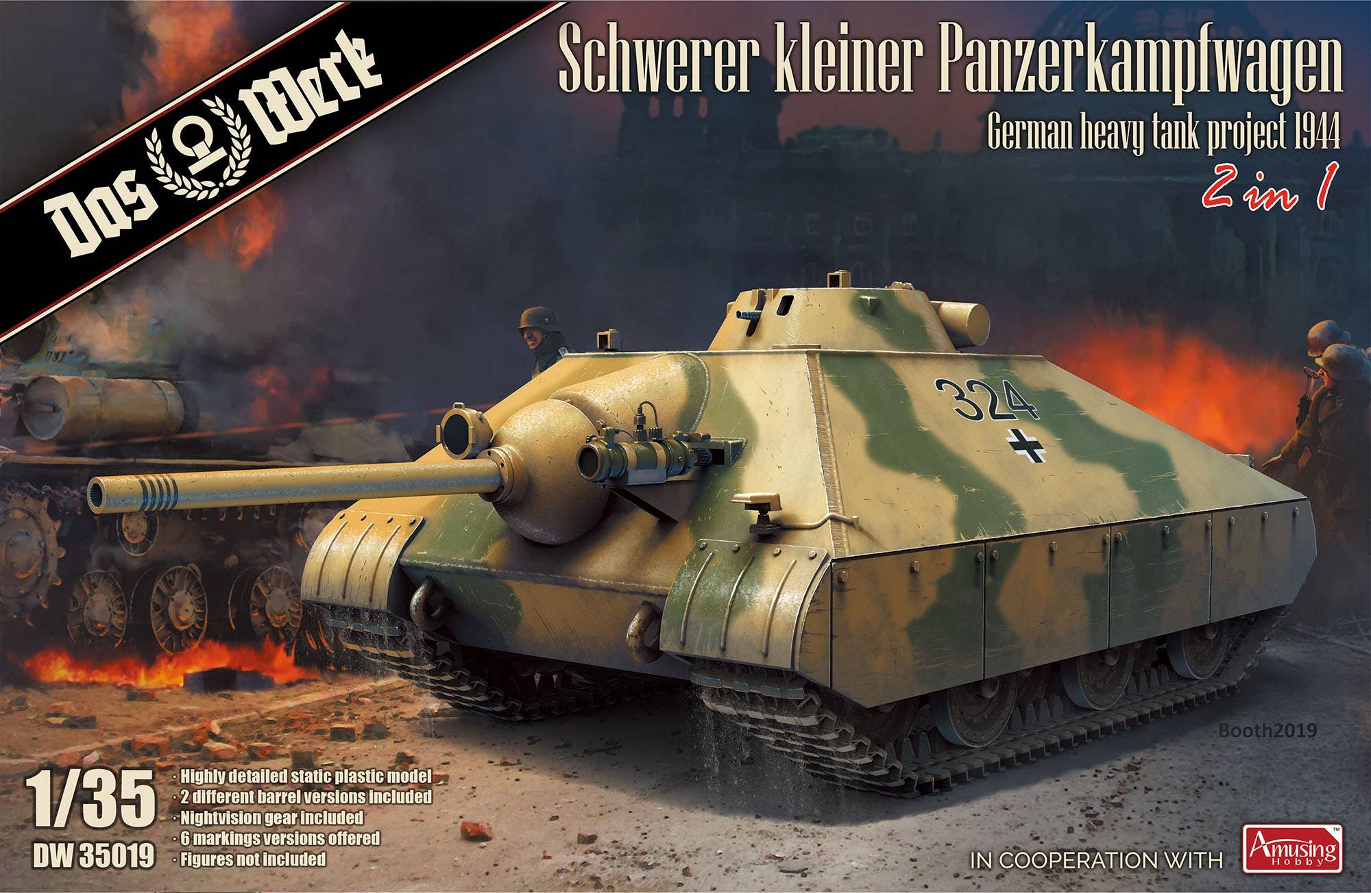 Das Werk 1/35 Schwerer Kleiner Panzer - Heavy Tank Project 1944 | 4260191520817