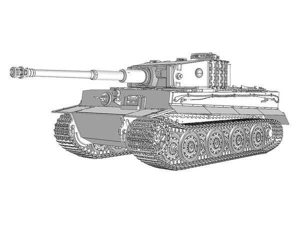 Das Werk 1/35 PzKpfwg.VI Tiger I late (Sd.Kfz.181) | 4260191520725
