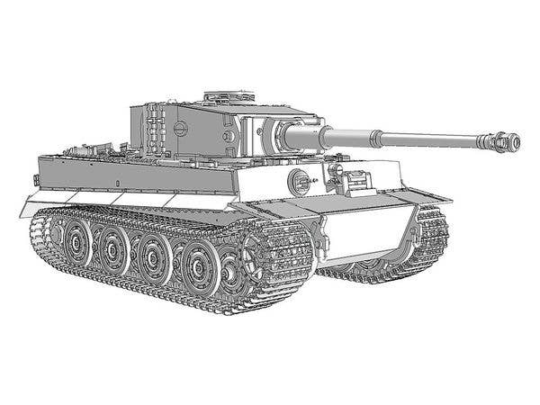 Das Werk 1/35 PzKpfwg.VI Tiger I late (Sd.Kfz.181) | 4260191520725