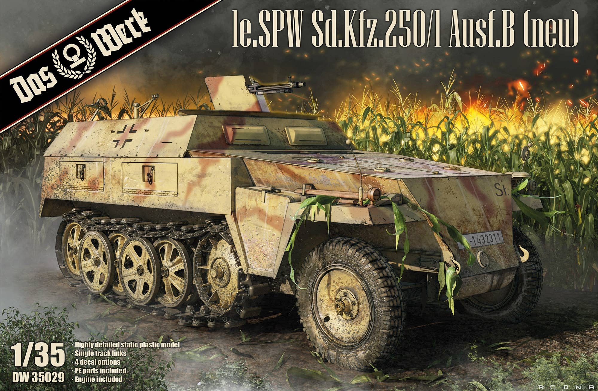 Das Werk 1/35 le.SPW Sd.Kfz.250/1 Ausf.B (neu) | 4260191520718