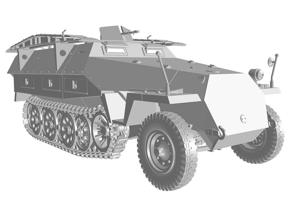 Das Werk 1/35 Mtl.Pi.Pzwg. Sd.Kfz.251/7 Ausf.D (2 in 1) | 4260191520701