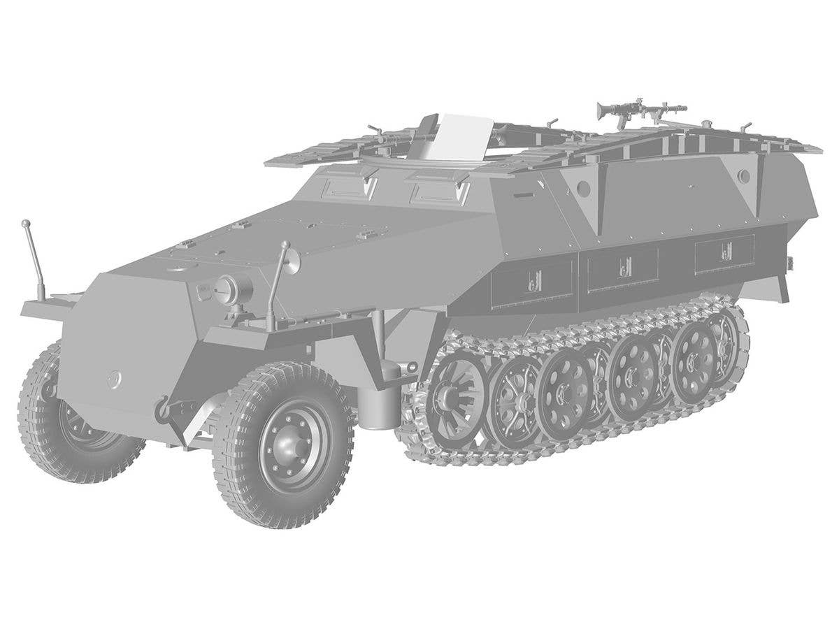 Das Werk 1/35 Mtl.Pi.Pzwg. Sd.Kfz.251/7 Ausf.D (2 in 1) | 4260191520701