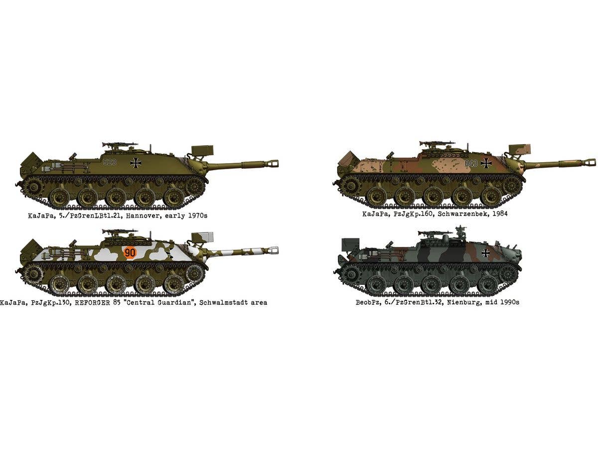 Das Werk 1/35 90mm Kanonenjagdpanzer / Beobachtungspanzer, 2 in 1 (100% new molds) | 4260191520695