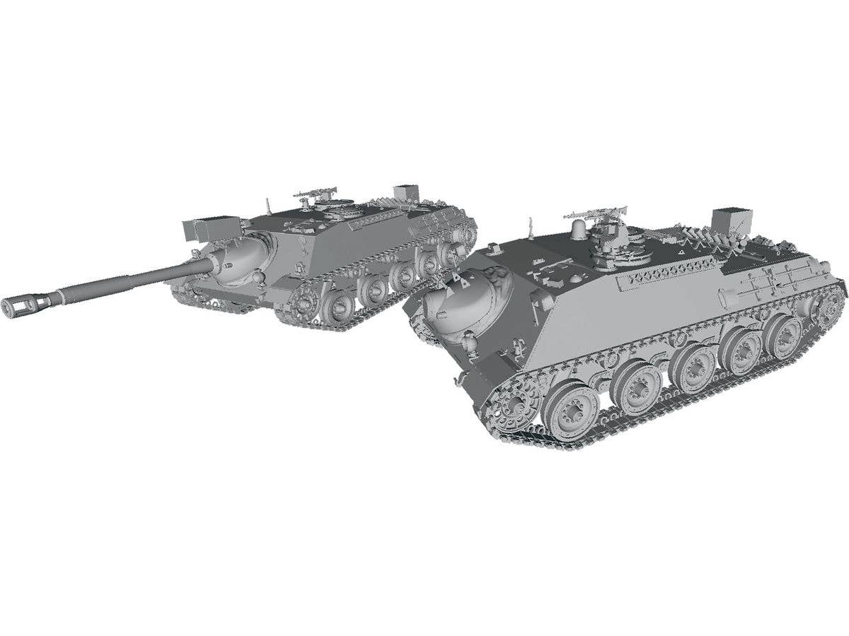 Das Werk 1/35 90mm Kanonenjagdpanzer / Beobachtungspanzer, 2 in 1 (100% new molds) | 4260191520695