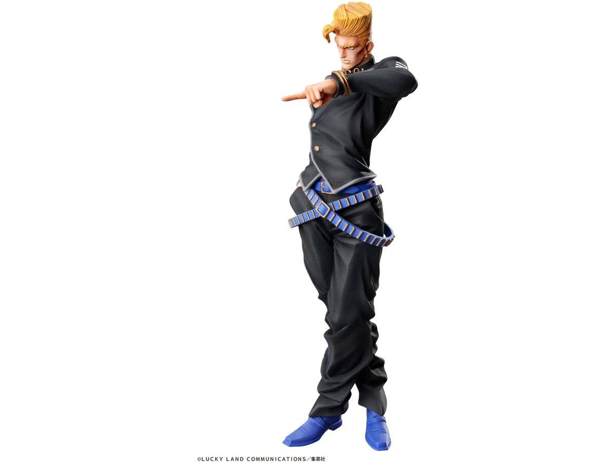 Medicos Entertainment Jojo's Bizarre Adventure Part 4 Diamond is Unbreakable Series Keicho Nijimura & Bad Company (Re-Run) Statue Legend Figure | 4570188442931