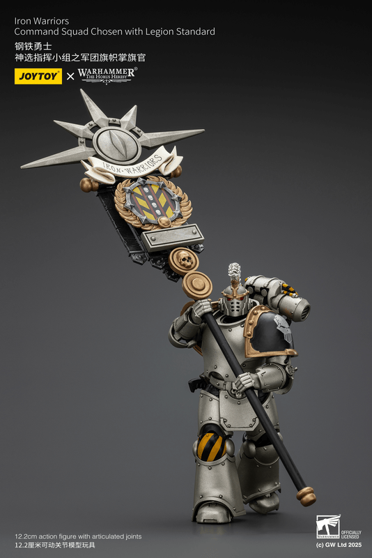 JOYTOY Iron Warriors Command Squad Chosen with Legion Standard