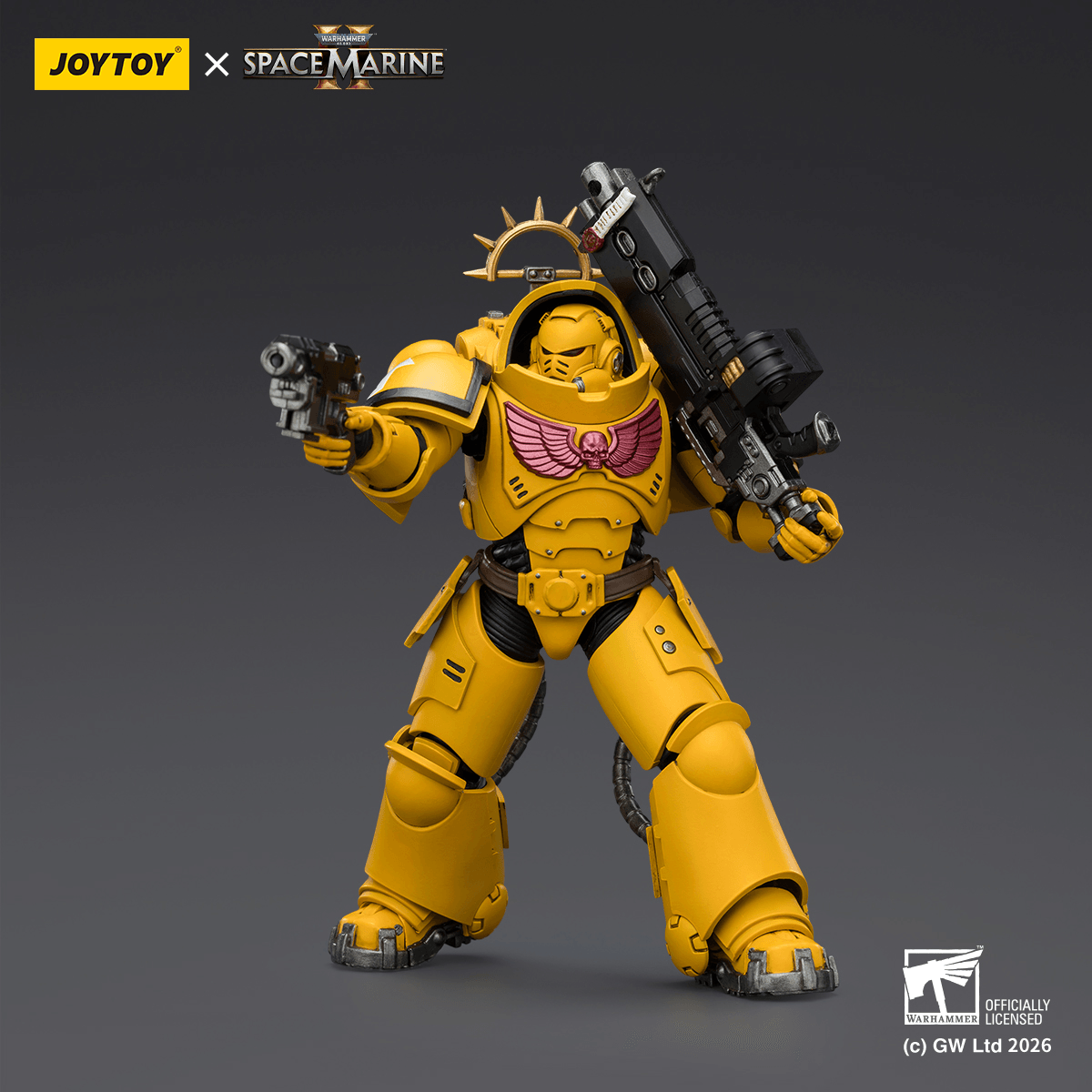 Game Edition Imperial Fists Heavy Intercessor with Heavy Bolt Rifle and Bolt Pistol | 6927054403653