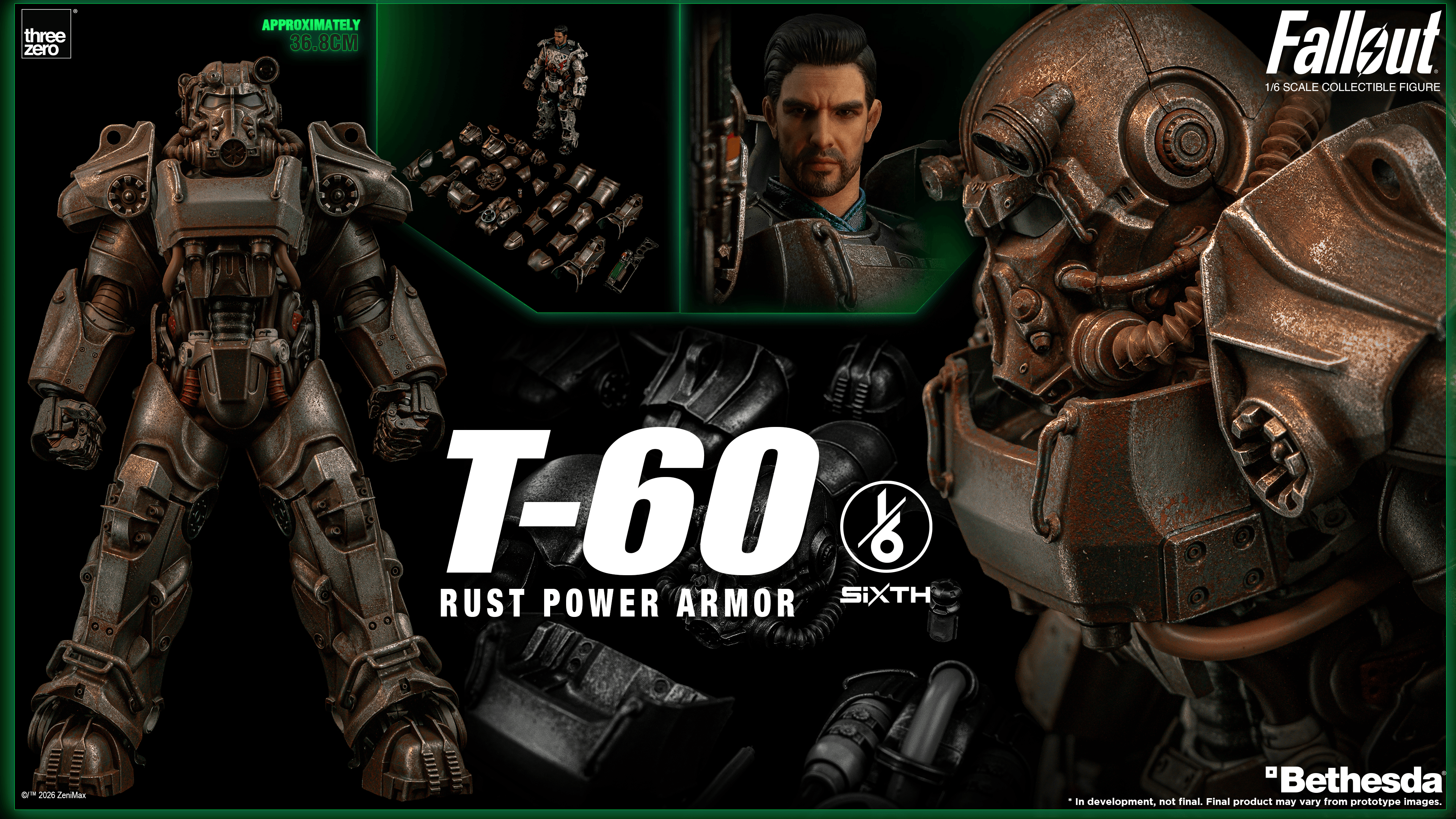Fallout - 1/6 T-60 Rust Power Armor