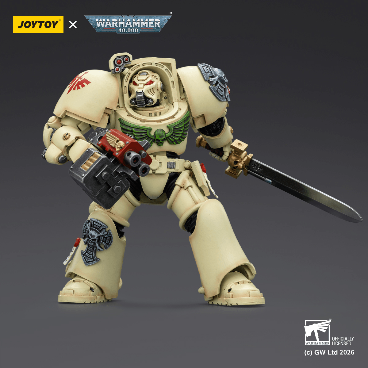 Dark Angels Deathwing Terminator 1 with Power Sword and Storm Bolter | 6927054403127