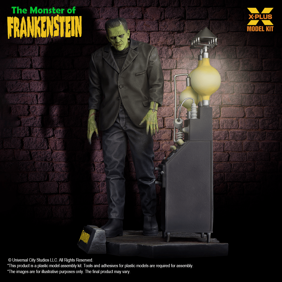 1/8 Scale The Monster of Frankenstein Plastic Model Kit | 4532149023580
