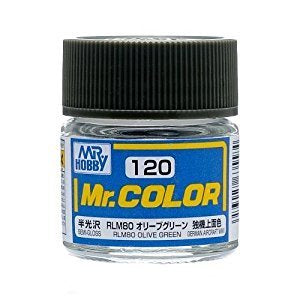 Mr Hobby Mr. Color 120 - RLM80 Olive Green (Semi-Gloss/Aircraft) | 4973028635584
