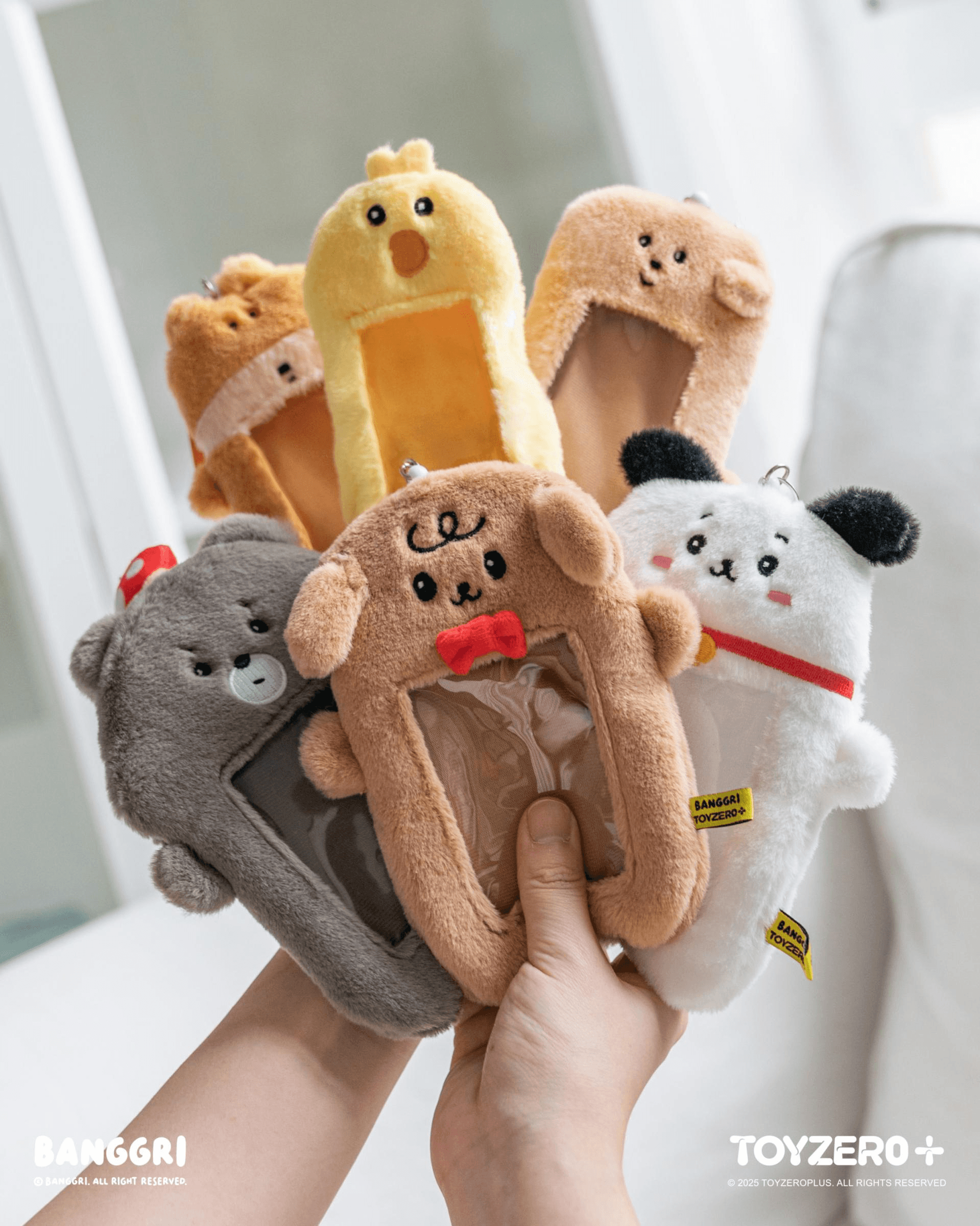 BANGGRI Generic Series - Plush Photocard Case Keychain (Munggu ver.) | 6978531761148