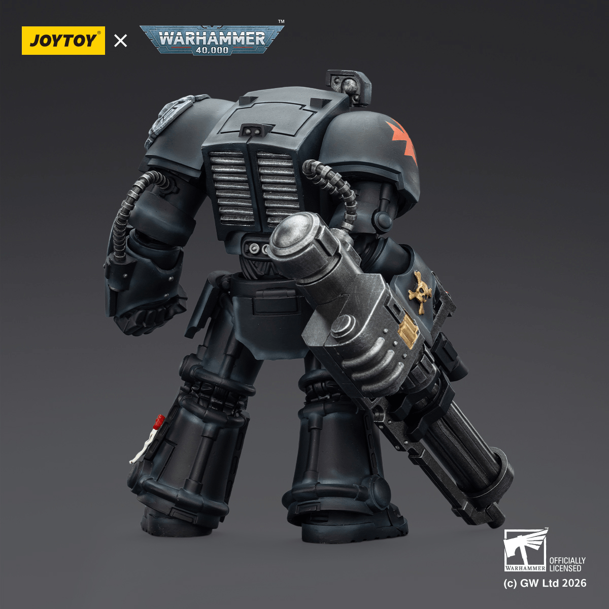 Black Templars Terminator 3 with Power Fist and Assault Cannon | 6927054403110