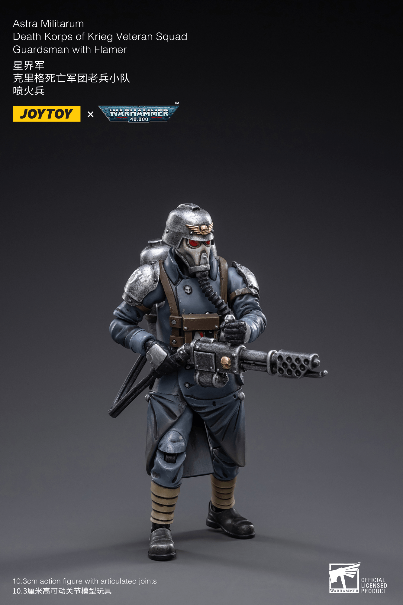 Astra Militarum Death Korps of Krieg Veteran Squad Guardsman with Flamer | 6973130372672