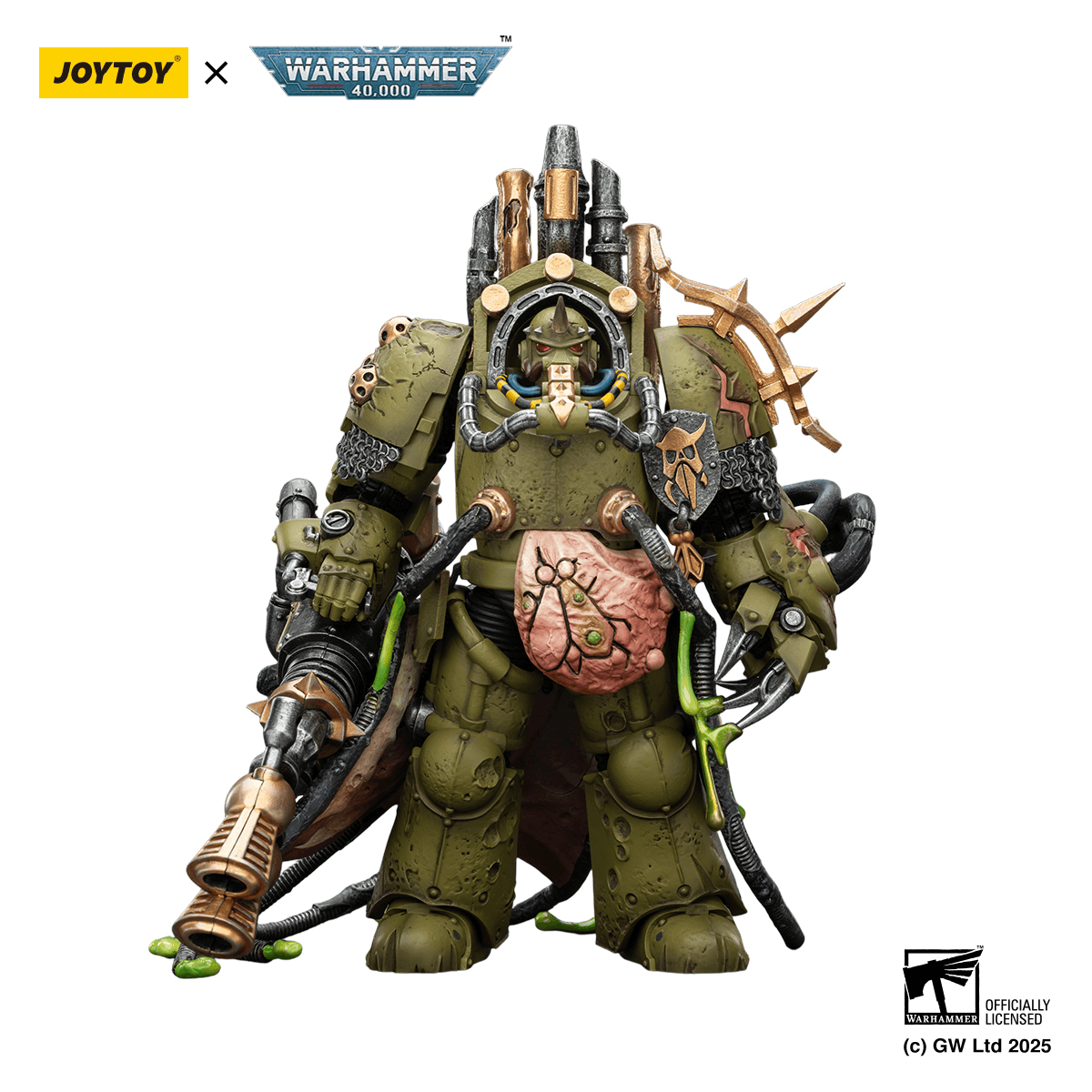 Death Guard Lord of Virulence with Power Fist and Twin Plague Spewer | 6927054402908