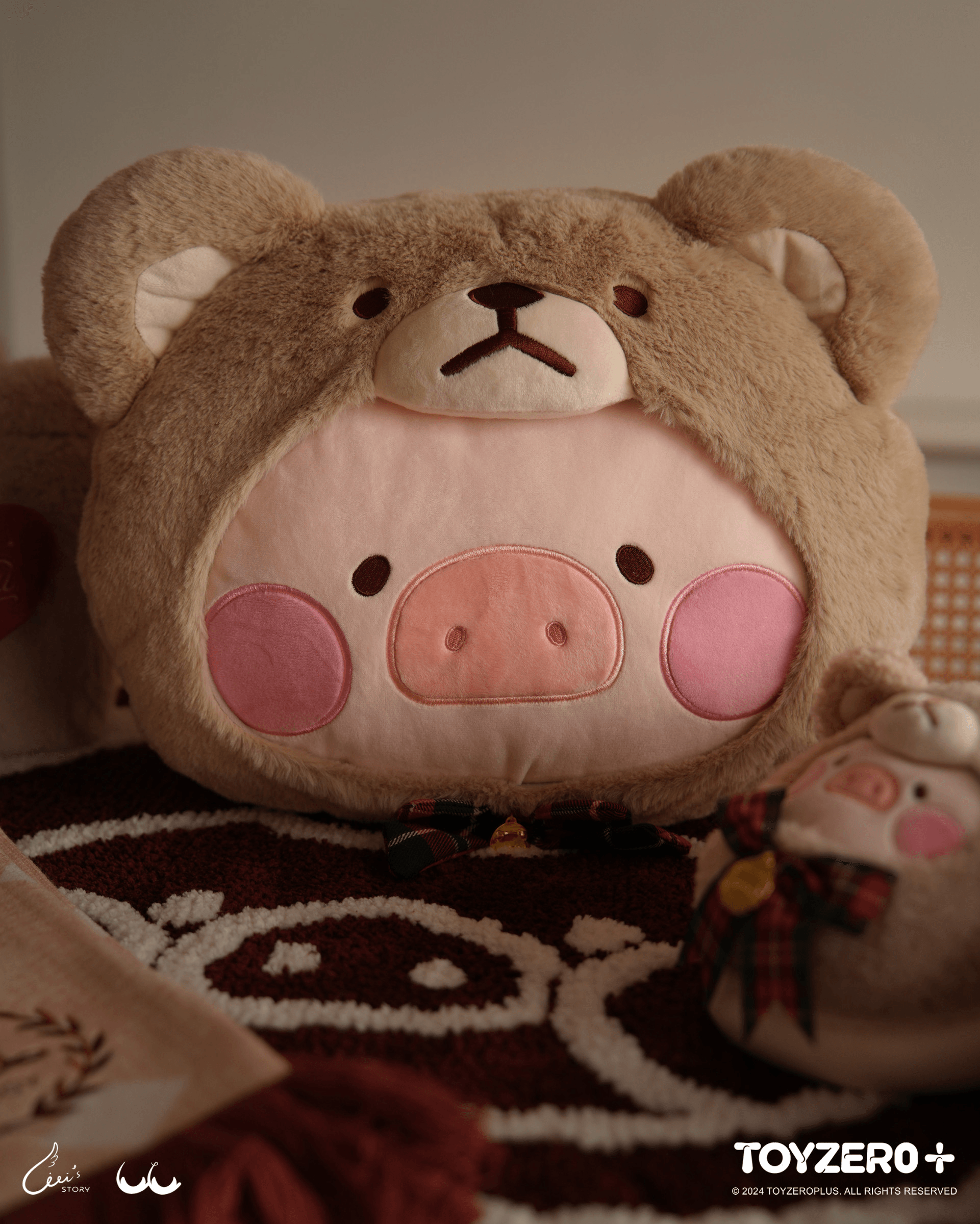 LuLu the Piggy - Teddy LuLu Hand Warmer Cushion + Blanket | 781005360121