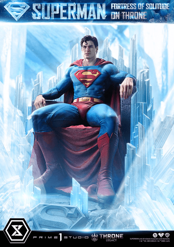 Prime 1 Studio Throne Legacy Superman (Comics) Superman Fortress of Solitude on Throne (Design by Gabriele Dell'Otto) Ultimate Bonus Version | 4582647122162