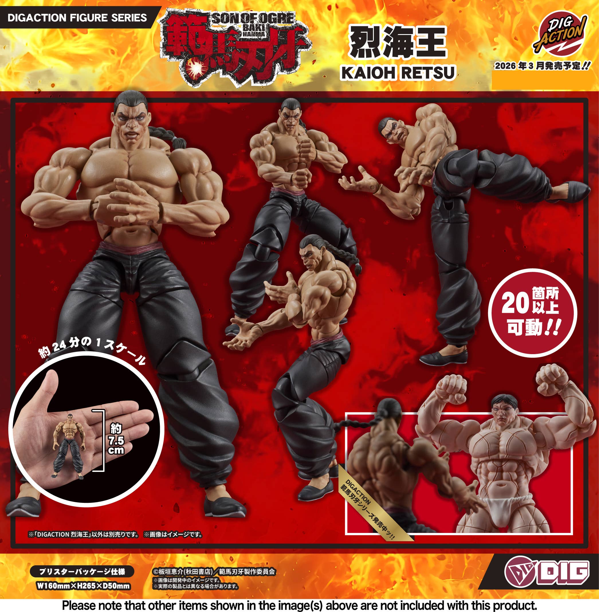 DIGACTION “Baki Hanma” Retsu Kaioh | 4595985300857