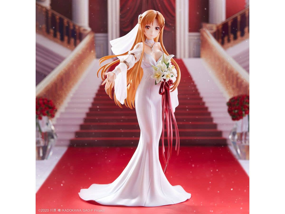 Design COCO Sword Art Online Asuna Wedding Ver. 1/7 Complete Figure | 4595643112198