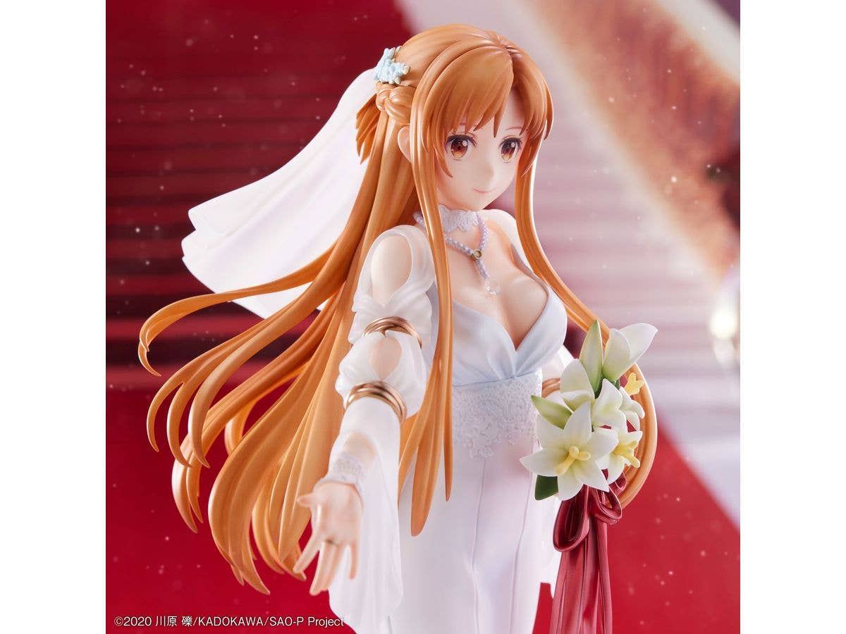 Design COCO Sword Art Online Asuna Wedding Ver. 1/7 Complete Figure | 4595643112198