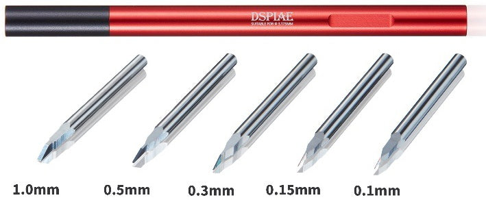 DSPIAE Push Broach Chisel 5-Piece Set (0.1/0.15/0.3/0.5/1.0mm) | 6970845566105