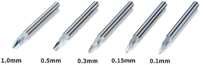DSPIAE Push Broach Chisel 5-Piece Set (0.1/0.15/0.3/0.5/1.0mm) | 6970845566105