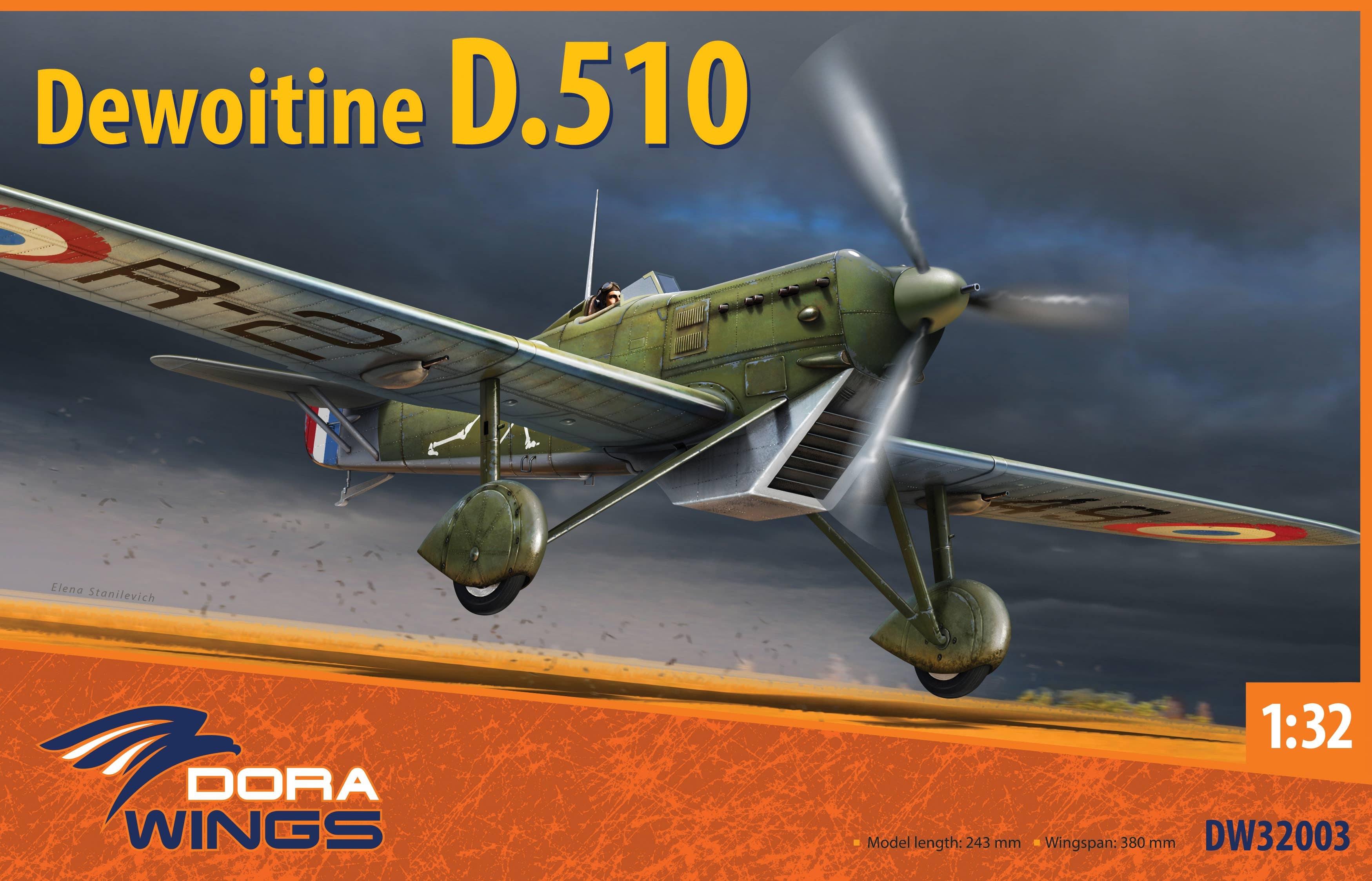 Dora Wings 1/32 Scale Dewoitine D.510 | 4820237050489