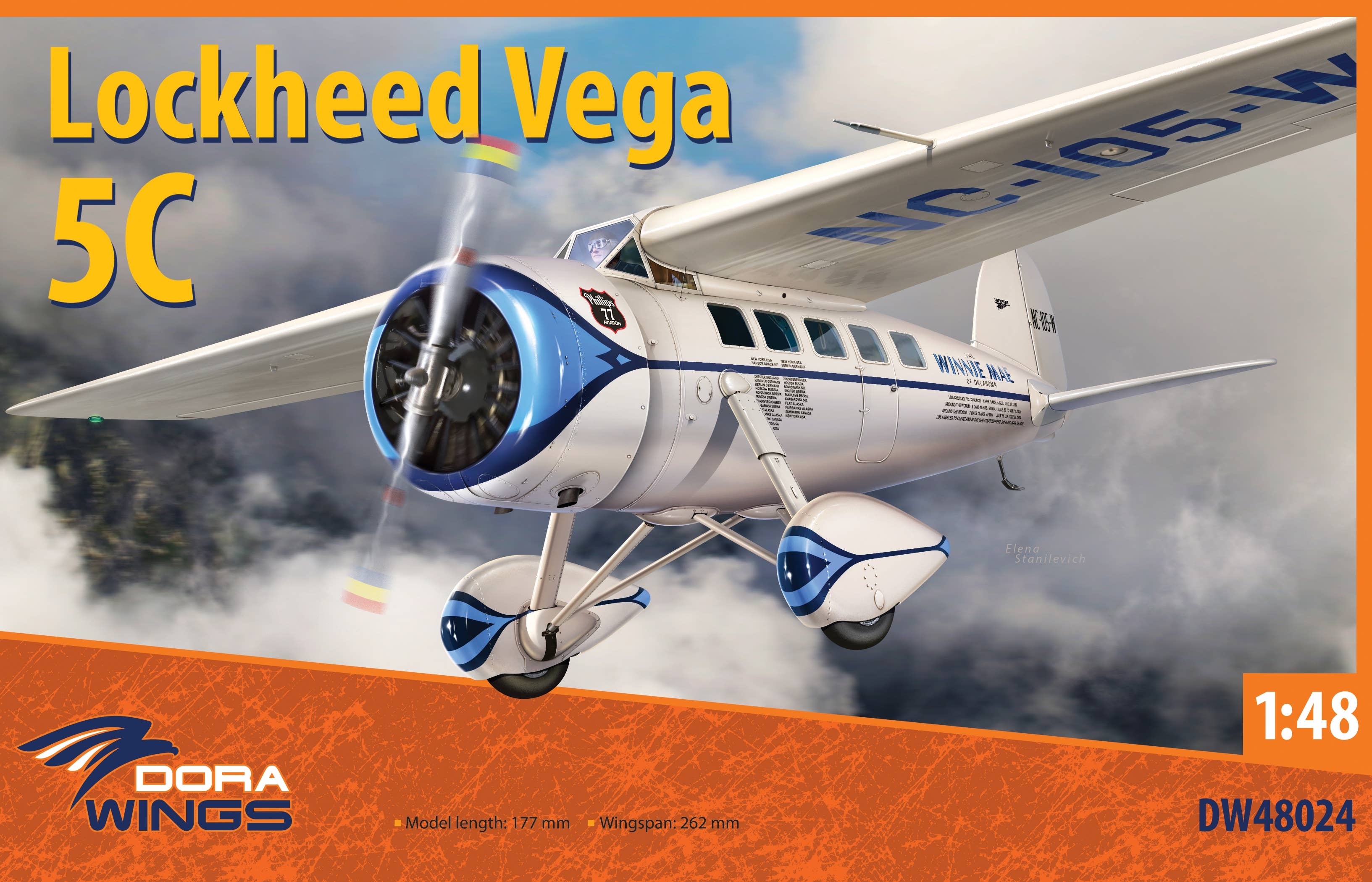 Dora Wings 1/48 Scale Lockheed Vega 5C | 4820237050380