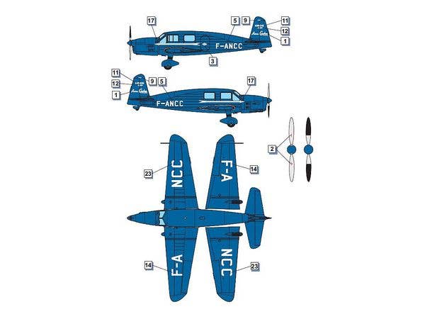 Dora Wings 1/48 Caudron C.630 Simoun | 4820237050427