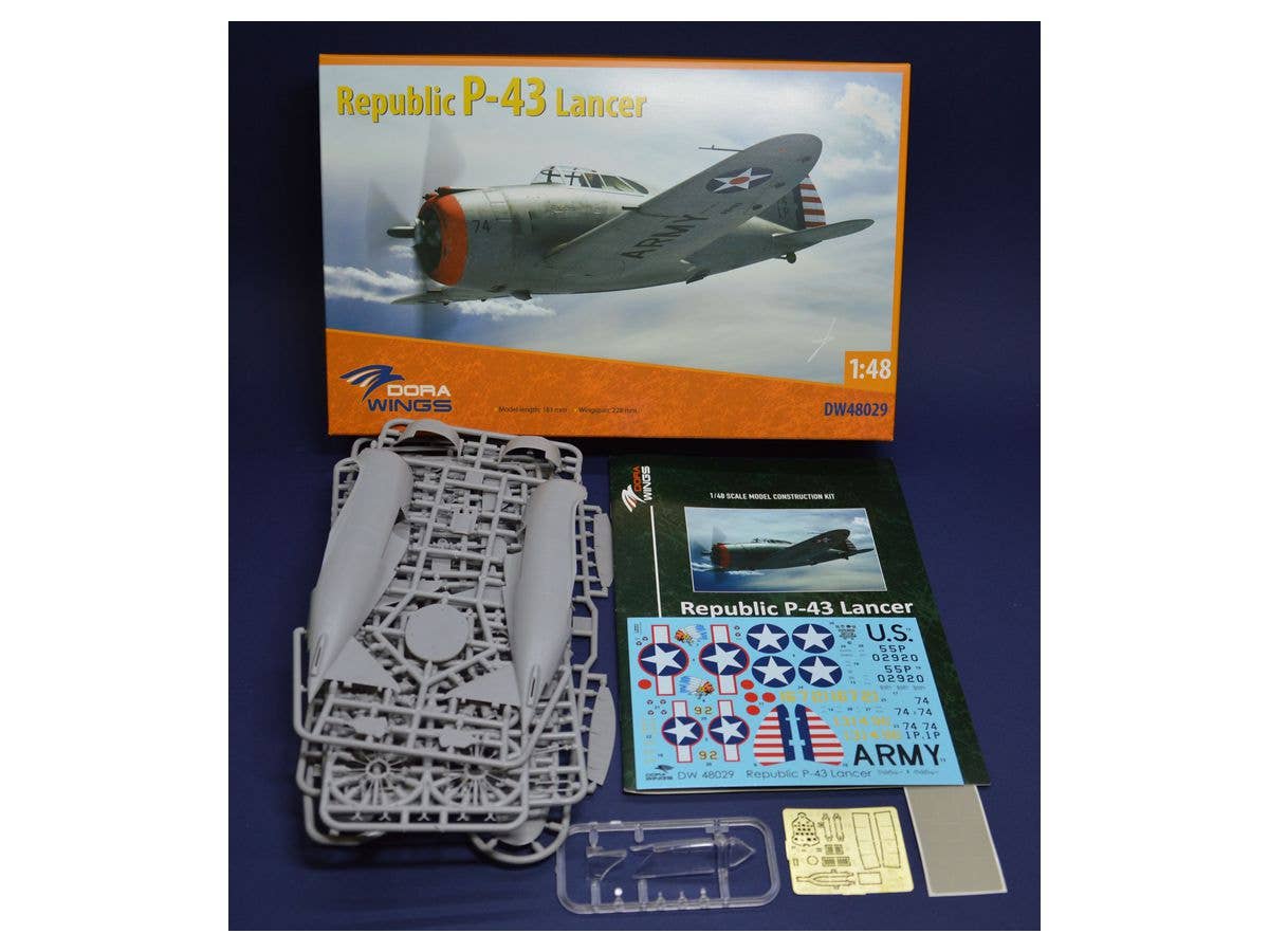 Dora Wings 1/48 Republic P-43 Lancer/PinaGraK n-43 JIancep | 4820237050434