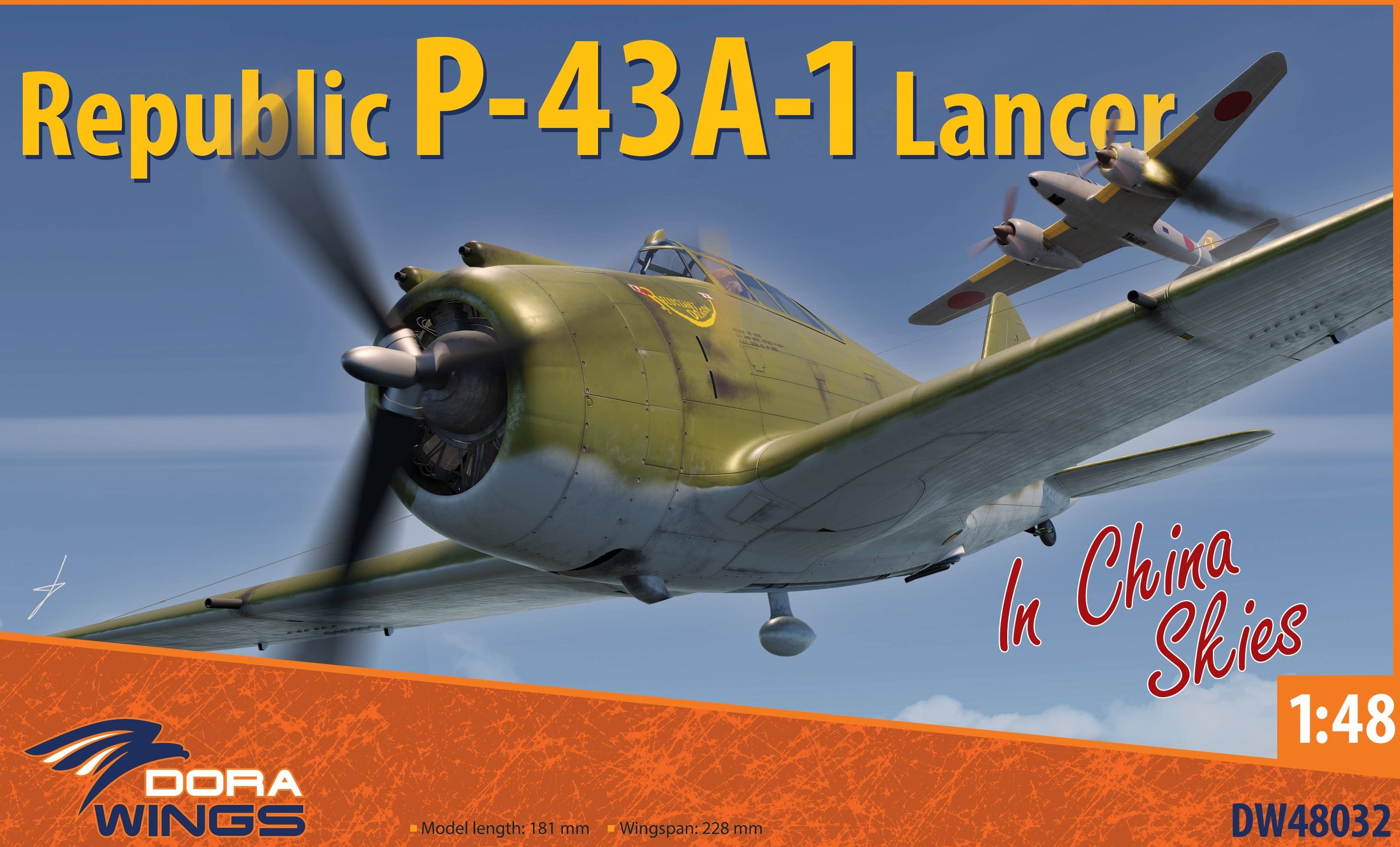 Dora Wings 1/48 Republic P-43A-1 Lancer, China Air Force | 4820237050526