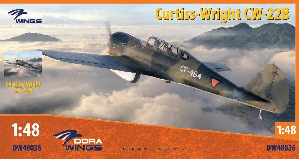 Dora Wings 1/48 Curtiss-Wright CW-22B/ Kepricc- Paitr CB-22B | 4820237050601