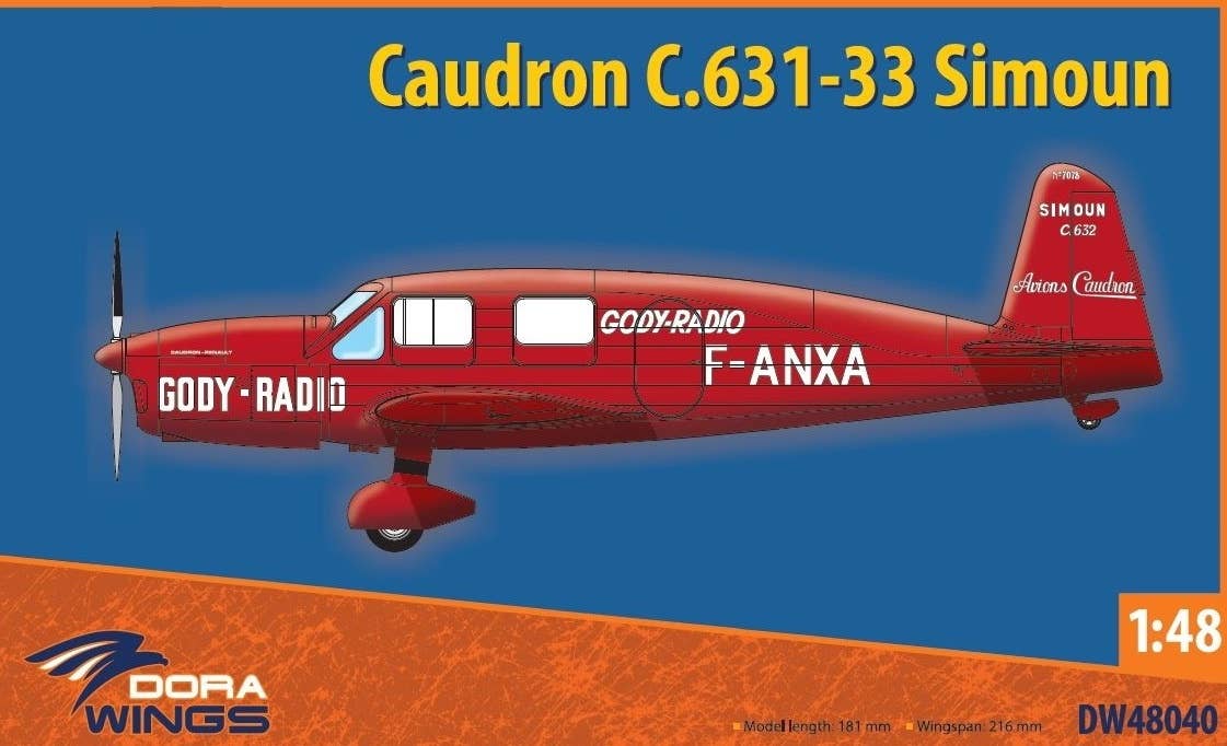 Dora Wings 1/48 Caudron C.631/633 Simoun | 4820237050649