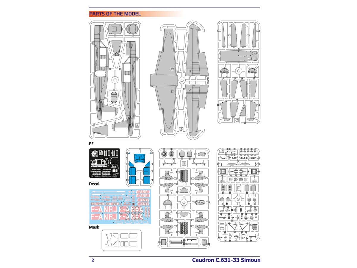 Dora Wings 1/48 Caudron C.631/633 Simoun | 4820237050649