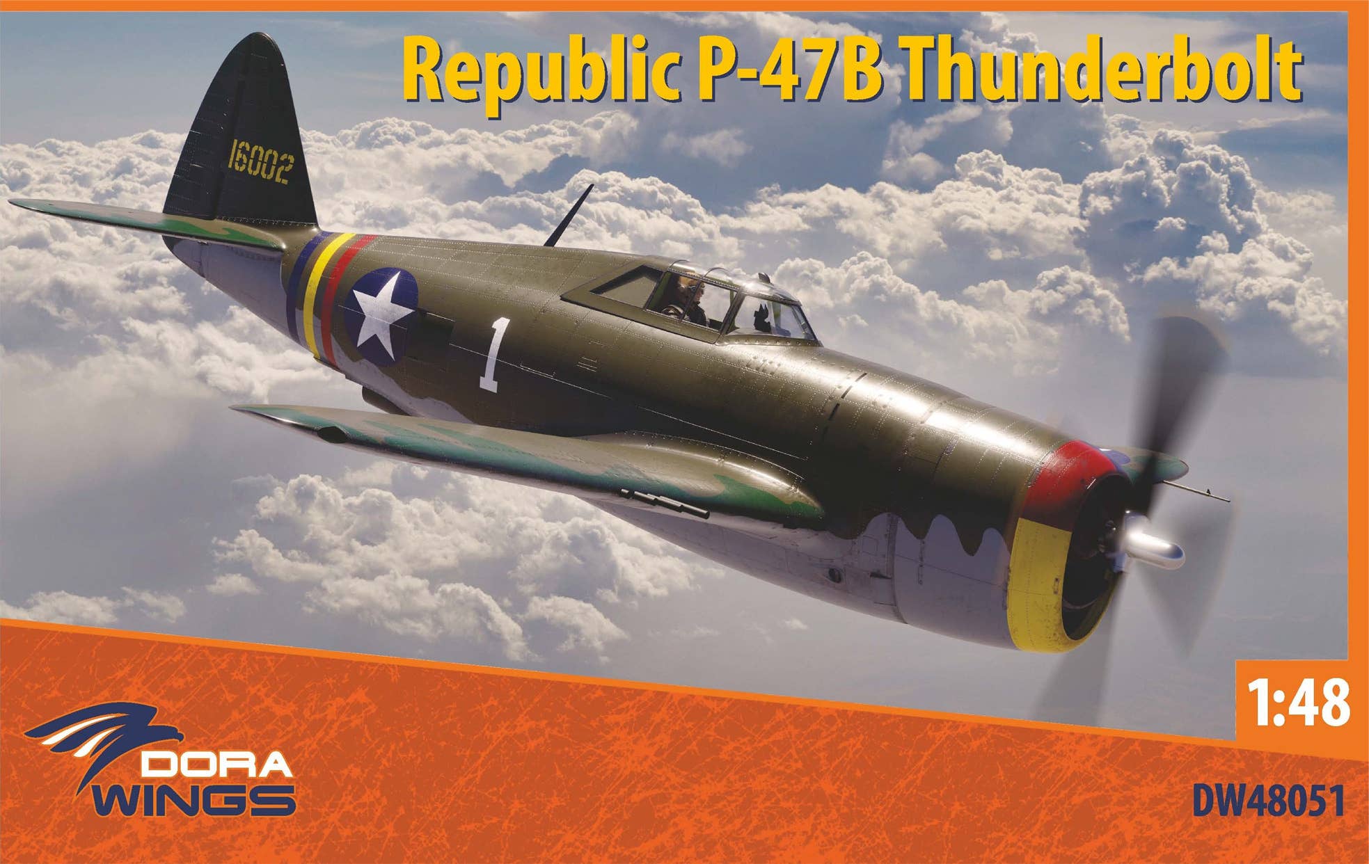 Dora Wings 1/48 Republic P-47B Thunderbolt. | 4820237050847