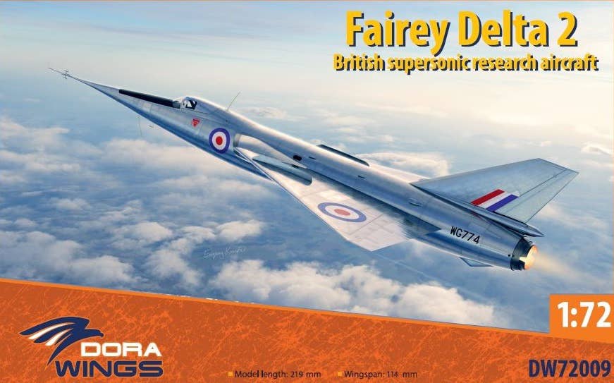 Dora Wings 1/72 Fairey Delta 2 (British supersonic research aircraft) | 4820237050083