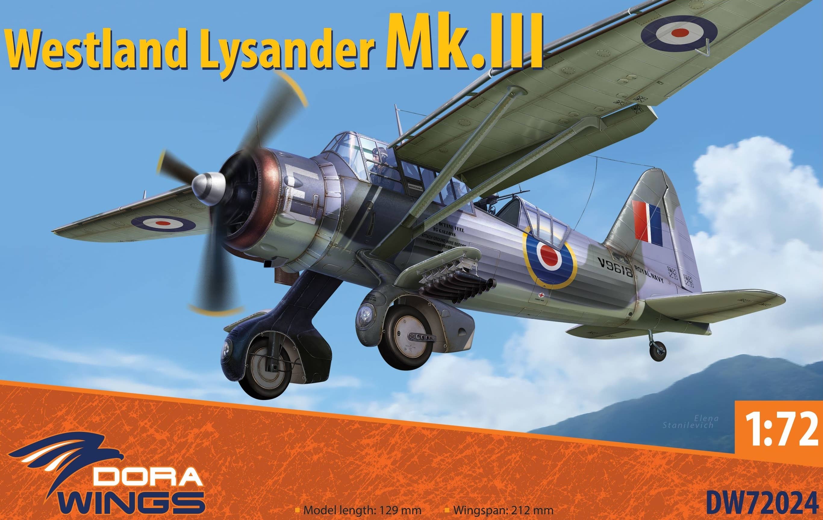 Dora Wings 1/72 Westland Lysander Mk.III | 4820237050205