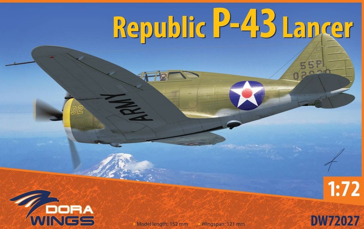 Dora Wings 1/72 Republic P-43 Lancer | 4820237050694
