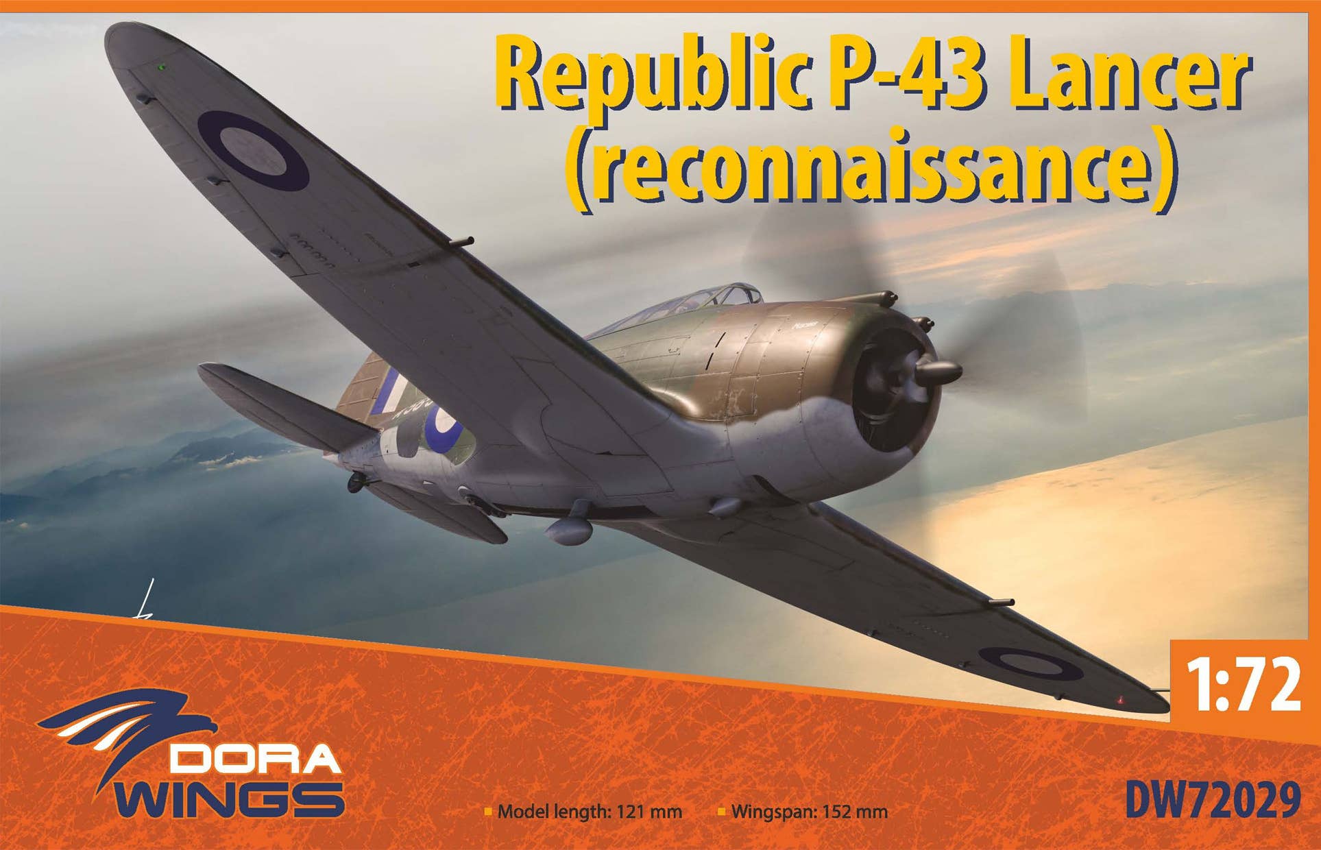 Dora Wings 1/72 Republic P-43 Lancer (reconaissance) | 4820237050731
