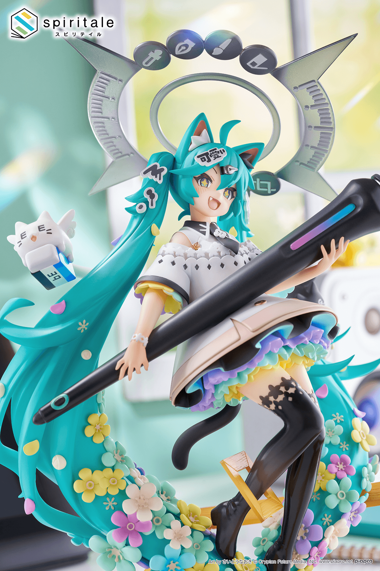 Hatsune Miku × Naoki Saito “My Figure Making!” ~The Painter ver.~ 1/7 Scale Figure | 840342405404
