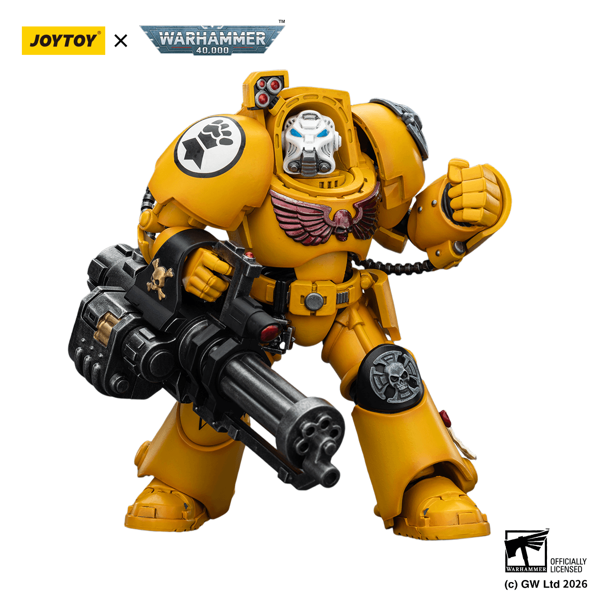 Imperial Fists Terminator 3 with Power Fist and Assault Cannon | 6927054403172