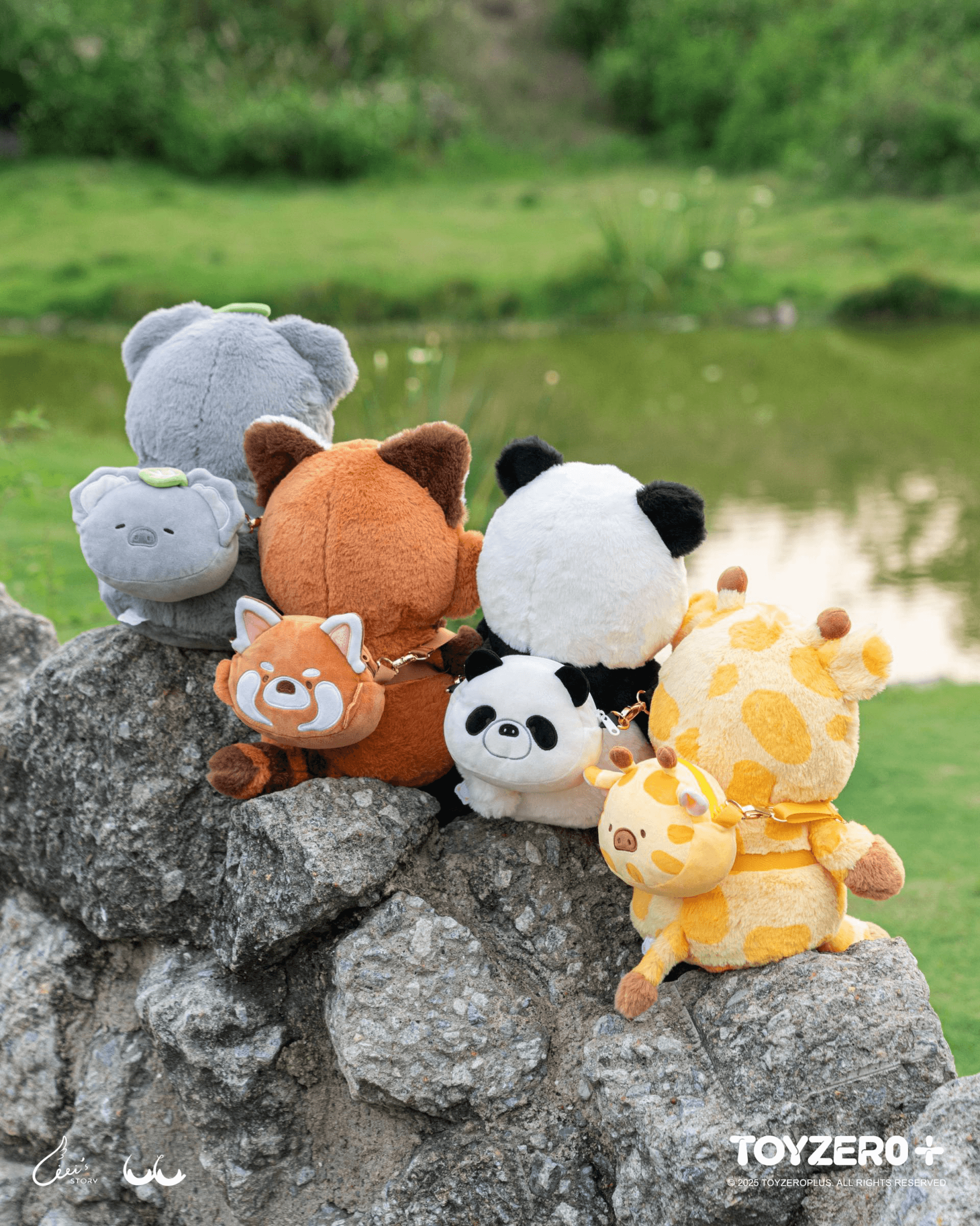 LuLu the Piggy Animal Party - Cheerful Giraffe Lu Plush | 6972607334953