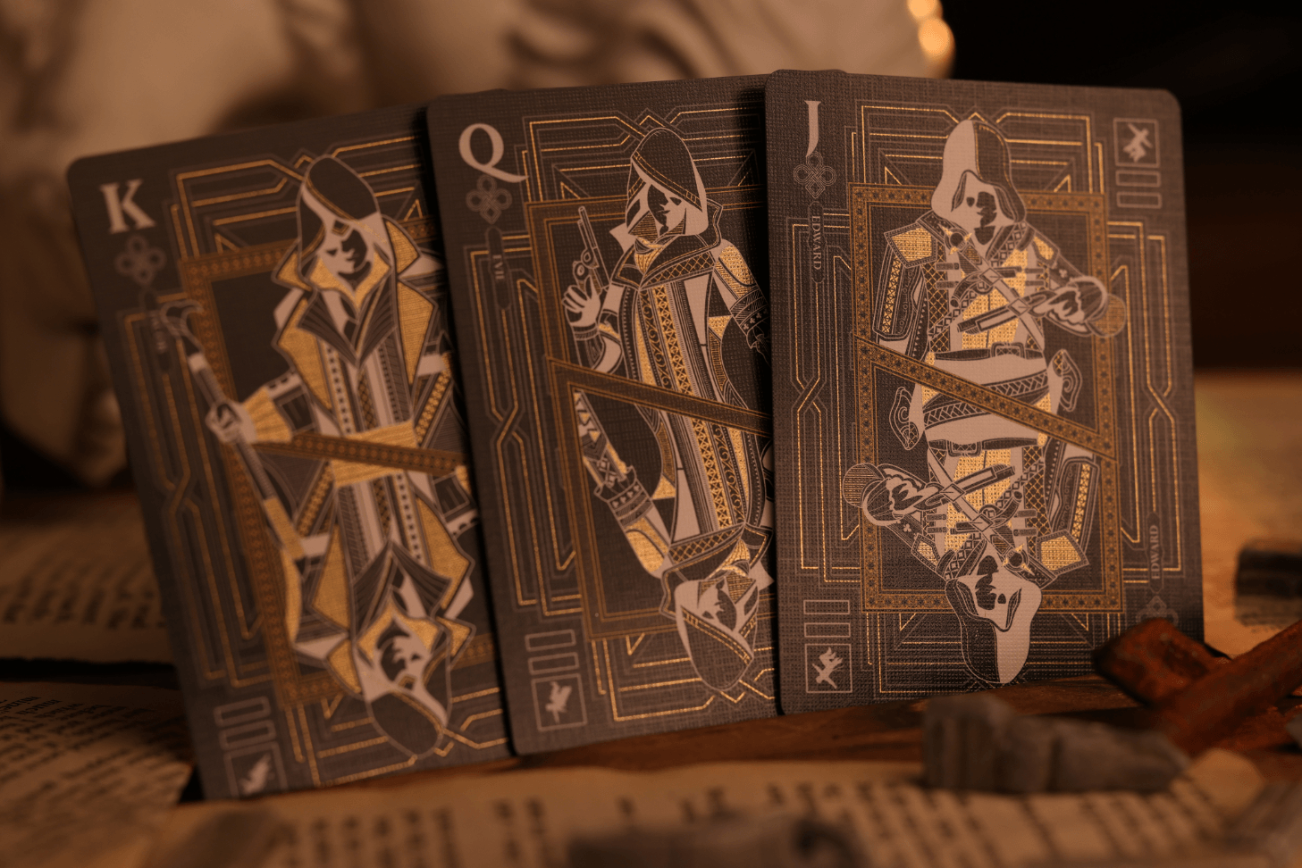 Assassin's Creed Legacy Ver. II Playing Cards - Onyx Hidden Blade Edition