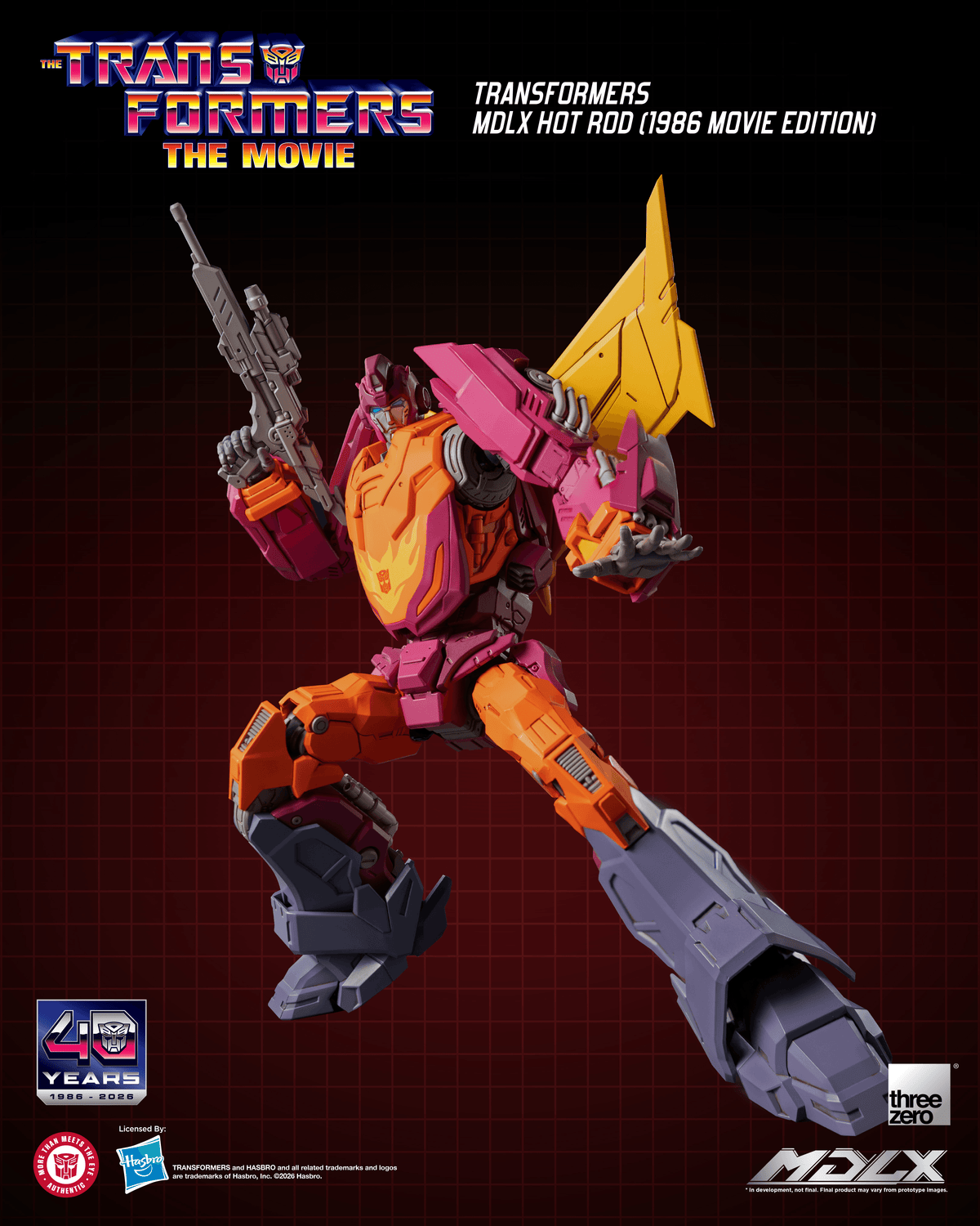 Transformers MDLX Hot Rod (1986 Movie Edition)