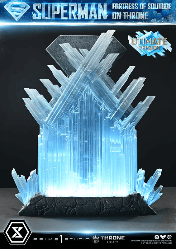 Prime 1 Studio Throne Legacy Superman (Comics) Superman Fortress of Solitude on Throne (Design by Gabriele Dell'Otto) Ultimate Bonus Version | 4582647122162