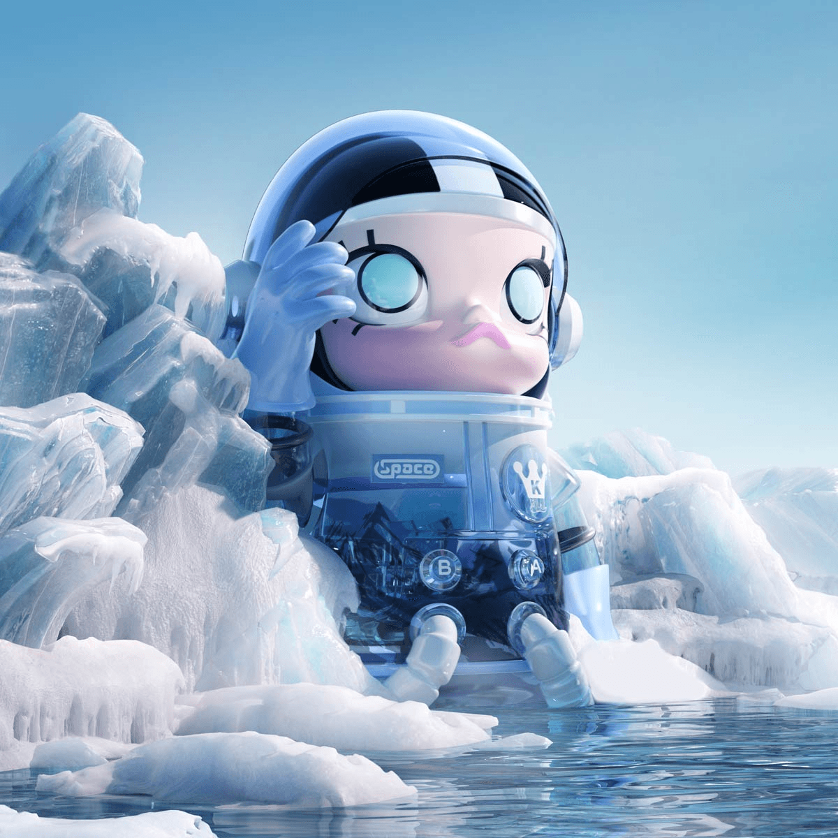 MEGA SPACE MOLLY 1000% Glacier | 6941848200068