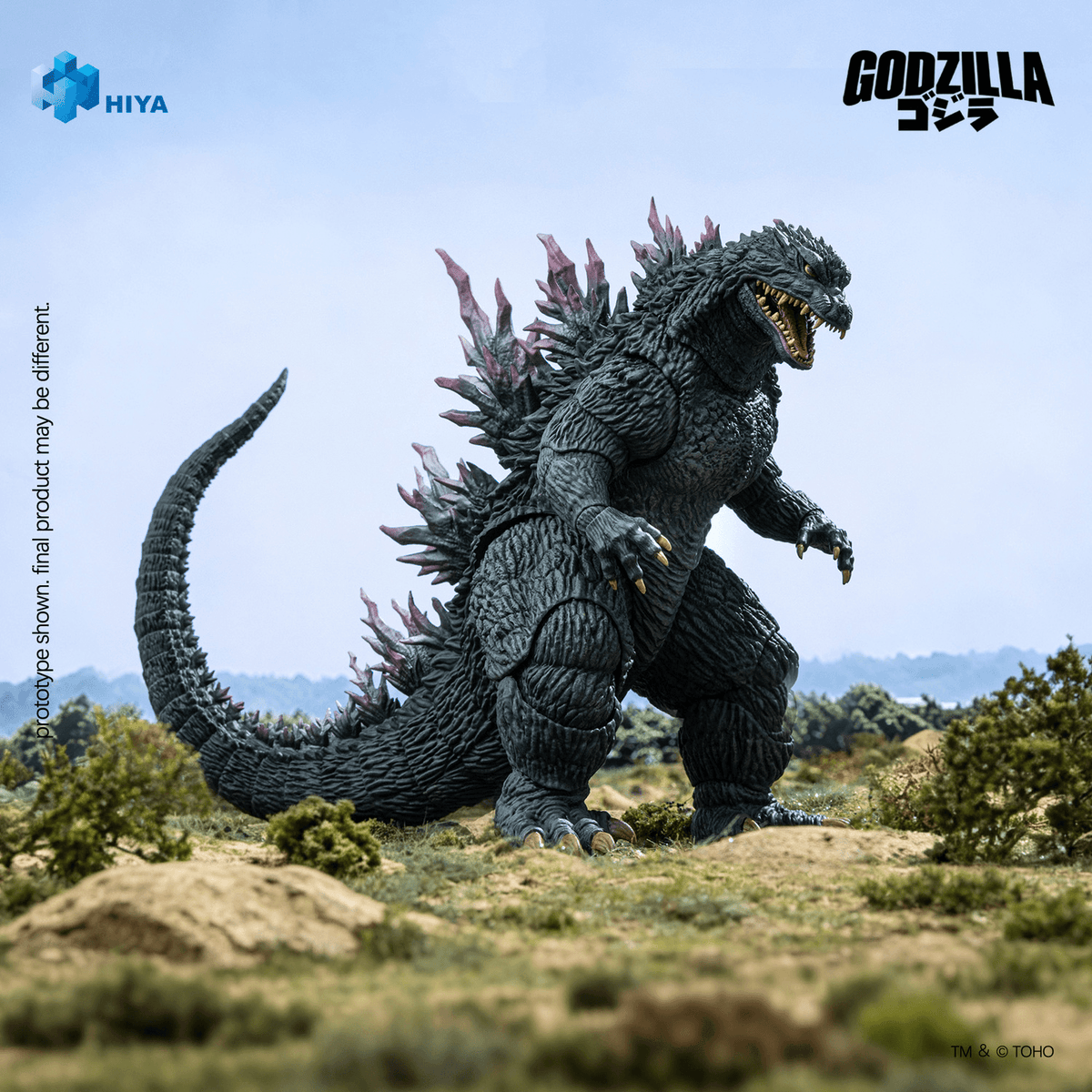HIYA Exquisite Basic Series None Scale 7 Inch Godzilla vs. Megaguirus 2000 Godzilla Action Figure